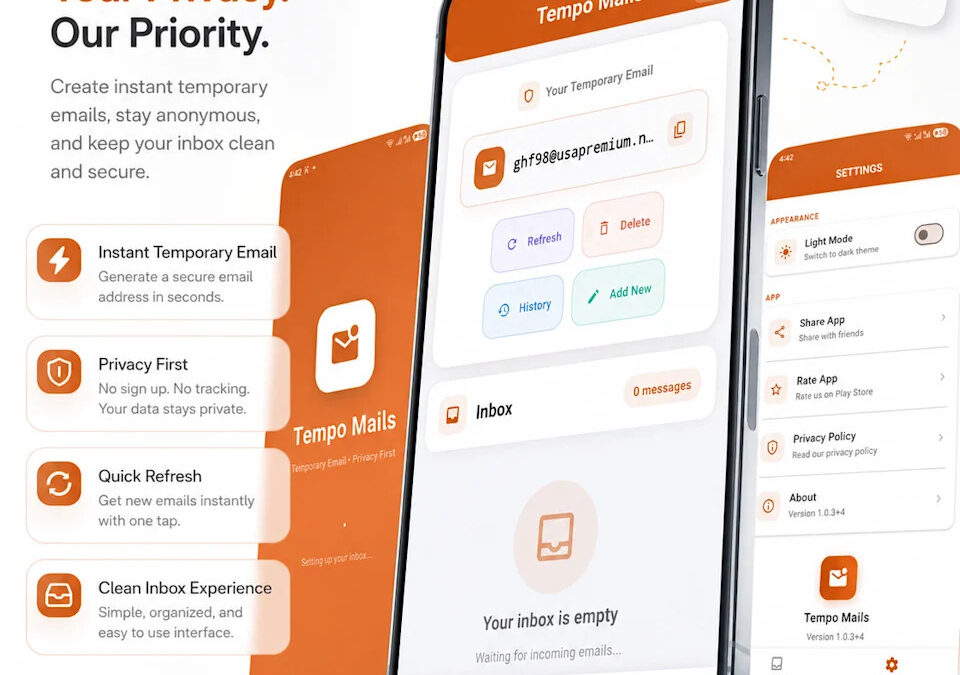 Tempo Mails Announces Free Temporary Email Service for Privacy-Focused Online Use