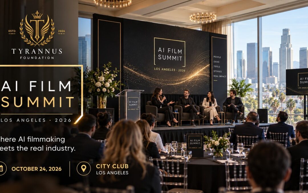 Tyrannus Foundation Announces AI Film Summit Los Angeles 2026 With Global Creator and Industry Program