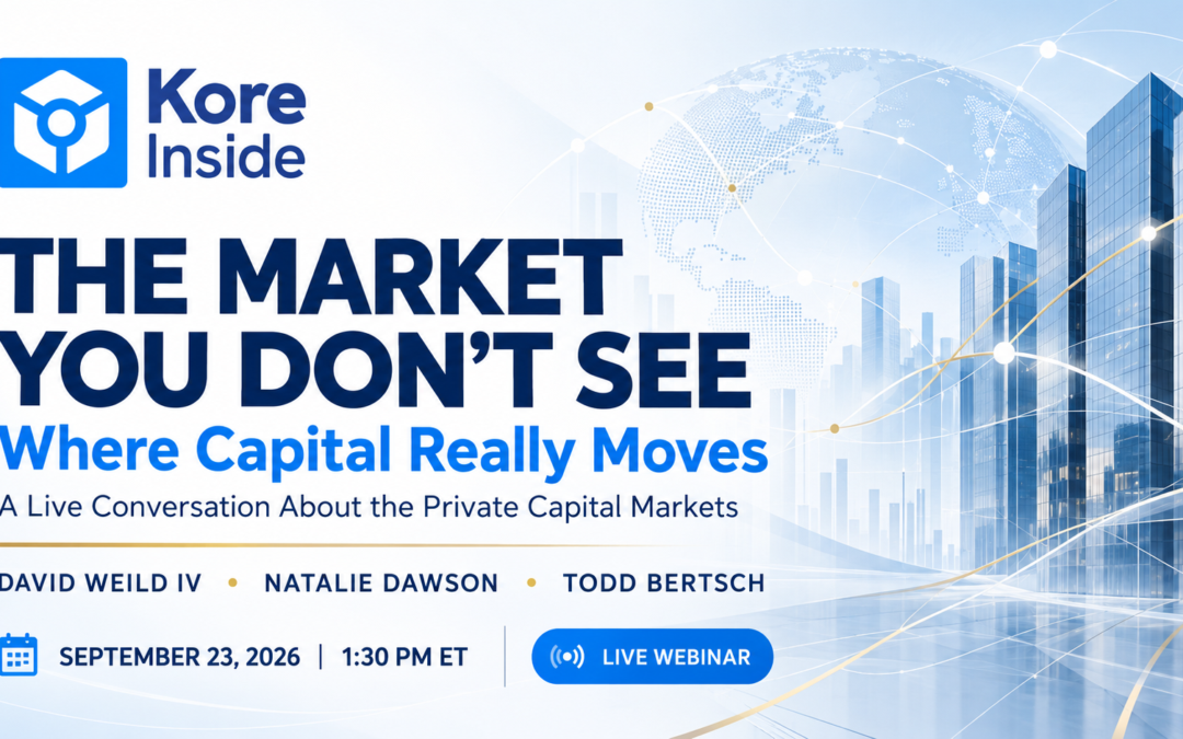 KoreInside Announces Distinguished Speaker Panel for “The Market You Don’t See: Where Capital Really Moves”