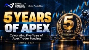 Apex Trader Funding Celebrates Five-Year Anniversary With 92% Off Evaluation Accounts