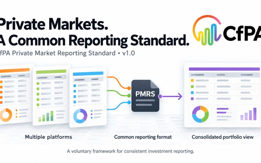 CfPA Releases New Private Market Reporting Standard (PMRS)